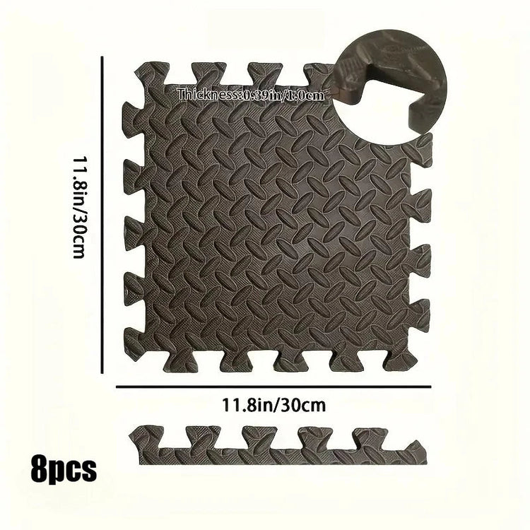 Interlocking Foam Floor Mats for Home Gym Workout Protective Puzzle Mat Tiles Waterproof EVA Padding 1/8/16Pcs - Reboot Athletic Power – Santé, Sport et Récupération à domicile