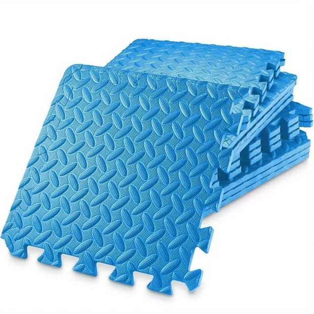 16 Pieces Thickened Interlocking Foam Floor Tiles Easy Assembly Fitness Training Rugs Soft Anti - Fall Interlocking Floor Mat - Reboot Athletic Power – Santé, Sport et Récupération à domicile