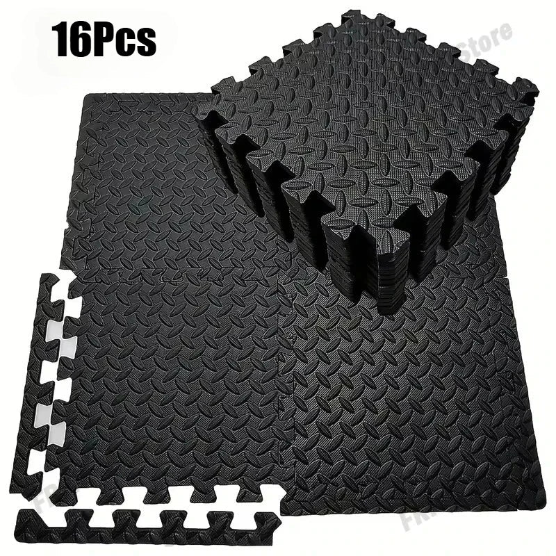 16 Pieces Thickened Interlocking Foam Floor Tiles Easy Assembly Fitness Training Rugs Soft Anti - Fall Interlocking Floor Mat - Reboot Athletic Power – Santé, Sport et Récupération à domicile