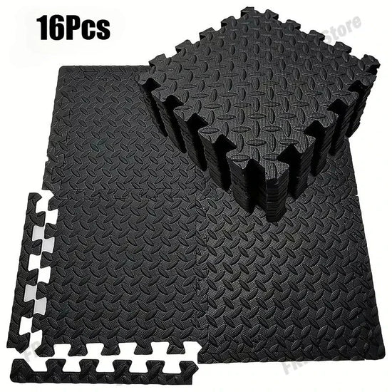 16 Pieces Thickened Interlocking Foam Floor Tiles Easy Assembly Fitness Training Rugs Soft Anti - Fall Interlocking Floor Mat - Reboot Athletic Power – Santé, Sport et Récupération à domicile