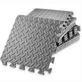 16 Pieces Thickened Interlocking Foam Floor Tiles Easy Assembly Fitness Training Rugs Soft Anti - Fall Interlocking Floor Mat - Reboot Athletic Power – Santé, Sport et Récupération à domicile