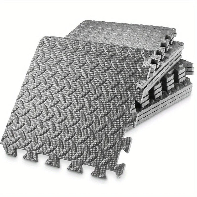 16 Pieces Thickened Interlocking Foam Floor Tiles Easy Assembly Fitness Training Rugs Soft Anti - Fall Interlocking Floor Mat - Reboot Athletic Power – Santé, Sport et Récupération à domicile