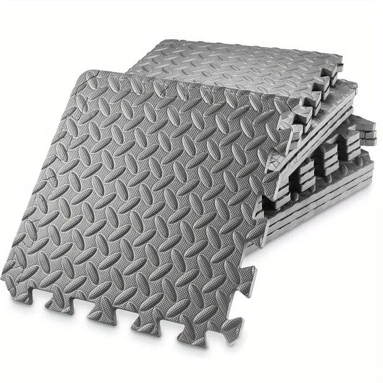 16 Pieces Thickened Interlocking Foam Floor Tiles Easy Assembly Fitness Training Rugs Soft Anti - Fall Interlocking Floor Mat - Reboot Athletic Power – Santé, Sport et Récupération à domicile