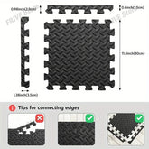 16 Pieces Thickened Interlocking Foam Floor Tiles Easy Assembly Fitness Training Rugs Soft Anti - Fall Interlocking Floor Mat - Reboot Athletic Power – Santé, Sport et Récupération à domicile