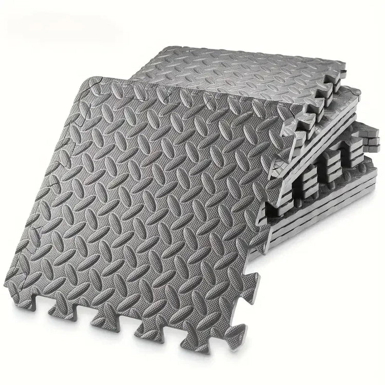 16Pcs Non - slip Waterproof Fitness Mat Shock - absorbing Floor Protection Splicing Exercise Mat Power Yoga Training Floor Tiles - Reboot Athletic Power – Santé, Sport et Récupération à domicile