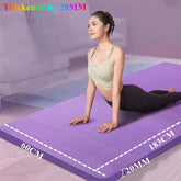 183×60cm Yoga mat sports fitness comfortable foam 20mm gymnastics mat Non - slip Thickenedthick yoga mat sports yoga and Pilates - Reboot Athletic Power – Santé, Sport et Récupération à domicile