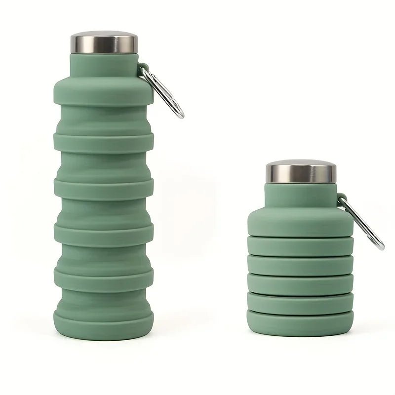 1pc Collapsible Silicone Water Bottle, Reuseable BPA Free Foldable BottlesPortable Hiking Cup For Outdoor Mountaineering Tours ﻿ - Reboot Athletic Power – Santé, Sport et Récupération à domicile