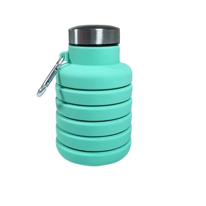 1pc Collapsible Silicone Water Bottle, Reuseable BPA Free Foldable BottlesPortable Hiking Cup For Outdoor Mountaineering Tours ﻿ - Reboot Athletic Power – Santé, Sport et Récupération à domicile