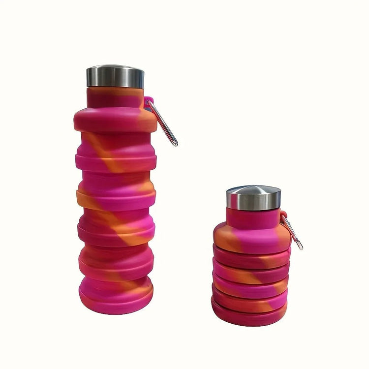 1pc Collapsible Silicone Water Bottle, Reuseable BPA Free Foldable BottlesPortable Hiking Cup For Outdoor Mountaineering Tours ﻿ - Reboot Athletic Power – Santé, Sport et Récupération à domicile