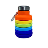 1pc Collapsible Silicone Water Bottle, Reuseable BPA Free Foldable BottlesPortable Hiking Cup For Outdoor Mountaineering Tours ﻿ - Reboot Athletic Power – Santé, Sport et Récupération à domicile