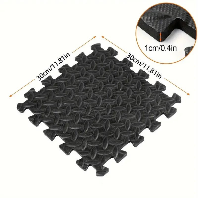 20 Piece Puzzle Fitness Mat Double Sided Interlocking Foam Floor Mat EVA Non Slip Mat Suitable for Yoga and Fitness Equipment - Reboot Athletic Power – Santé, Sport et Récupération à domicile