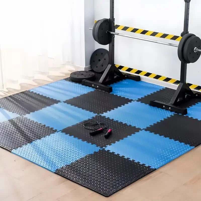 20 Piece Puzzle Fitness Mat Double Sided Interlocking Foam Floor Mat EVA Non Slip Mat Suitable for Yoga and Fitness Equipment - Reboot Athletic Power – Santé, Sport et Récupération à domicile