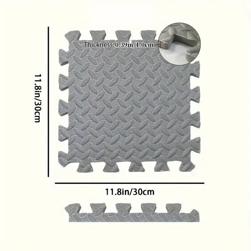 20 Piece Puzzle Fitness Mat Double Sided Interlocking Foam Floor Mat EVA Non Slip Mat Suitable for Yoga and Fitness Equipment - Reboot Athletic Power – Santé, Sport et Récupération à domicile