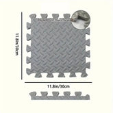 20 Piece Puzzle Fitness Mat Double Sided Interlocking Foam Floor Mat EVA Non Slip Mat Suitable for Yoga and Fitness Equipment - Reboot Athletic Power – Santé, Sport et Récupération à domicile