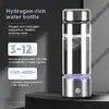 2025 Customizable Logo 420ml Alkaline Hydrogen Water Bottle Portable Intelligent USB Power Supply for Home Christmas Gift Idea - Reboot Athletic Power – Santé, Sport et Récupération à domicile
