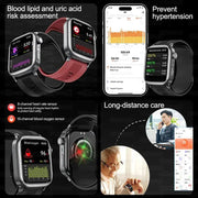 2025 New For XIAOMI Ultra Air Bag SmartWatch Men Blood Fat ECG+PPG Blood Pressure Broadcast NFC HD BT Call Health Bracelet Woman - Reboot Athletic Power – Santé, Sport et Récupération à domicile