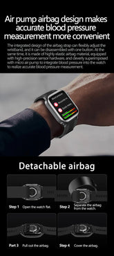 2025 New For XIAOMI Ultra Air Bag SmartWatch Men Blood Fat ECG+PPG Blood Pressure Broadcast NFC HD BT Call Health Bracelet Woman - Reboot Athletic Power – Santé, Sport et Récupération à domicile