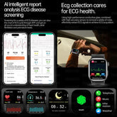 2025 New For XIAOMI Ultra Air Bag SmartWatch Men Blood Fat ECG+PPG Blood Pressure Broadcast NFC HD BT Call Health Bracelet Woman - Reboot Athletic Power – Santé, Sport et Récupération à domicile