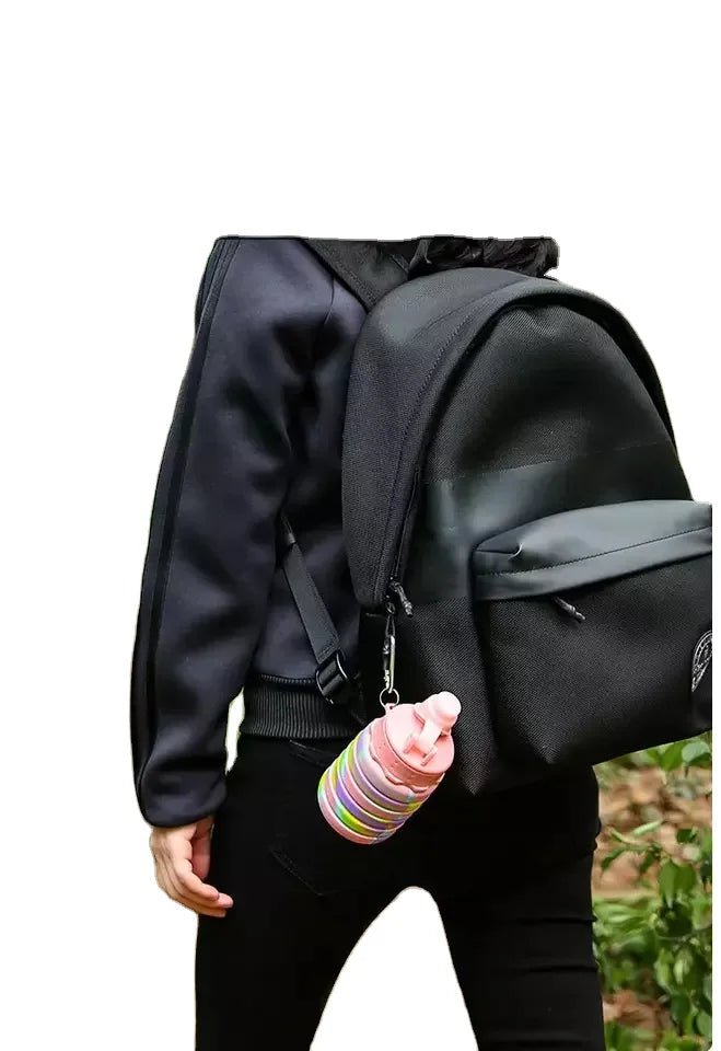 2025 New TW Foldable Silicone Sports Drink Water Bottle Expandable Drinking Cup Silicone Collapsible Cup for Hiking CLASSIC - Reboot Athletic Power – Santé, Sport et Récupération à domicile