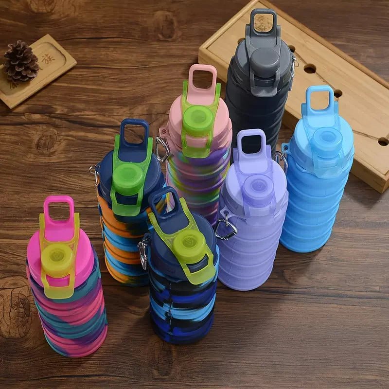 2025 New TW Foldable Silicone Sports Drink Water Bottle Expandable Drinking Cup Silicone Collapsible Cup for Hiking CLASSIC - Reboot Athletic Power – Santé, Sport et Récupération à domicile