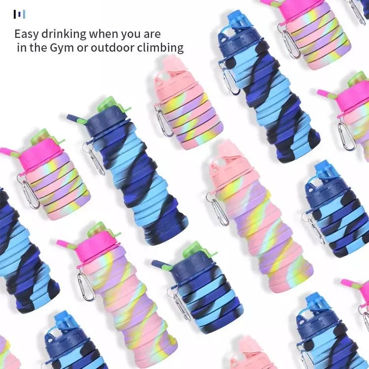 2025 New TW Foldable Silicone Sports Drink Water Bottle Expandable Drinking Cup Silicone Collapsible Cup for Hiking CLASSIC - Reboot Athletic Power – Santé, Sport et Récupération à domicile
