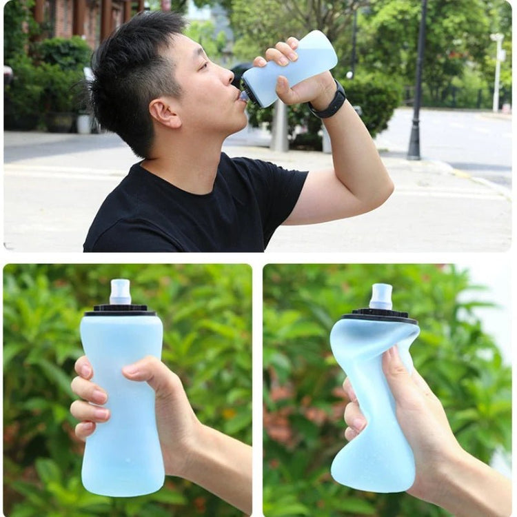 350ml Portable Sports Water Bottle Foldable Lightweight for Outdoor Running Cycling Camping Fitness Enthusiasts Cyclists Hikers - Reboot Athletic Power – Santé, Sport et Récupération à domicile