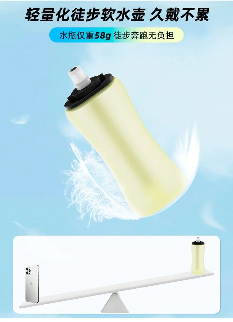 350ml Portable Sports Water Bottle Foldable Lightweight for Outdoor Running Cycling Camping Fitness Enthusiasts Cyclists Hikers - Reboot Athletic Power – Santé, Sport et Récupération à domicile