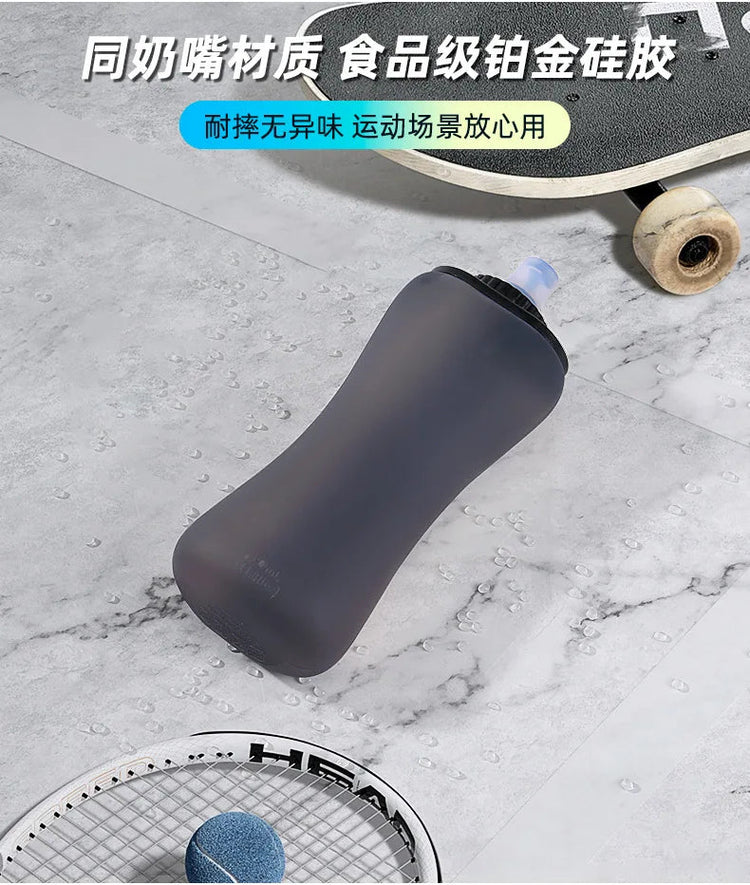 350ml Portable Sports Water Bottle Foldable Lightweight for Outdoor Running Cycling Camping Fitness Enthusiasts Cyclists Hikers - Reboot Athletic Power – Santé, Sport et Récupération à domicile