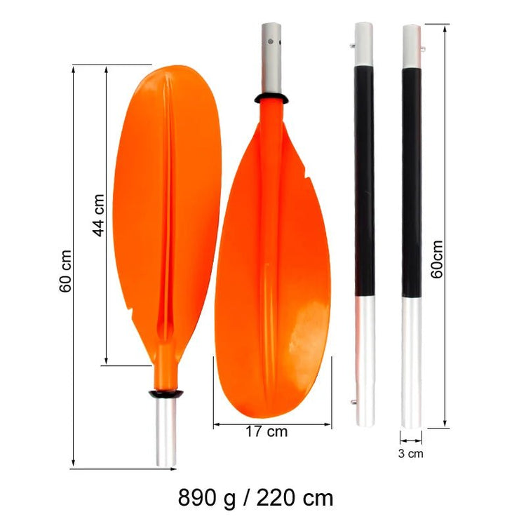 4 section aluminium paddle double blade kayak raft oar 220cm inflatable boat fishing surf sup board stnad up paddle surfboard - Reboot Athletic Power – Santé, Sport et Récupération à domicile