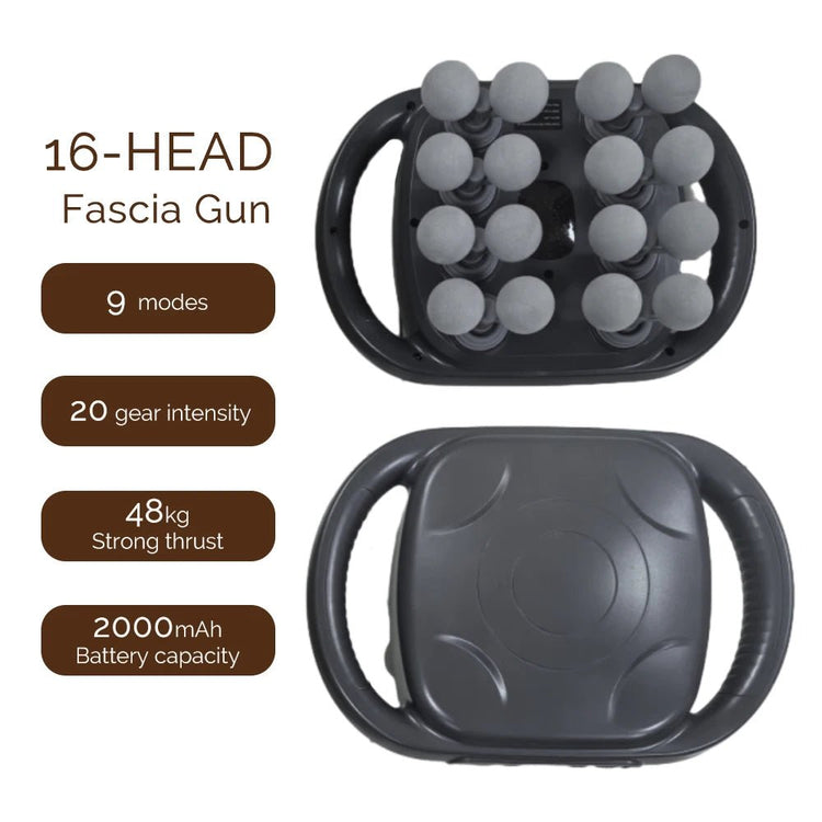 42 - Heads Fascia Gun High - Frequency Vibration Body Massage Gun Back and Waist Massager Neck Shoulder Massager Muscle masajeador - Reboot Athletic Power – Santé, Sport et Récupération à domicile