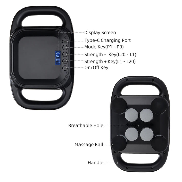 42 - Heads Fascia Gun High - Frequency Vibration Body Massage Gun Back and Waist Massager Neck Shoulder Massager Muscle masajeador - Reboot Athletic Power – Santé, Sport et Récupération à domicile