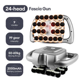 42 - Heads Fascia Gun High - Frequency Vibration Body Massage Gun Back and Waist Massager Neck Shoulder Massager Muscle masajeador - Reboot Athletic Power – Santé, Sport et Récupération à domicile