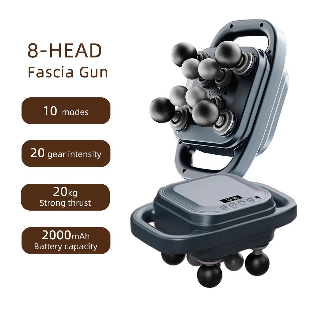 42 - Heads Fascia Gun High - Frequency Vibration Body Massage Gun Back and Waist Massager Neck Shoulder Massager Muscle masajeador - Reboot Athletic Power – Santé, Sport et Récupération à domicile
