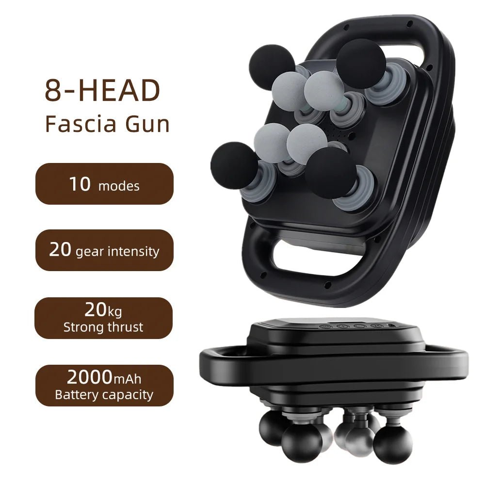 42 - Heads Fascia Gun High - Frequency Vibration Body Massage Gun Back and Waist Massager Neck Shoulder Massager Muscle masajeador - Reboot Athletic Power – Santé, Sport et Récupération à domicile