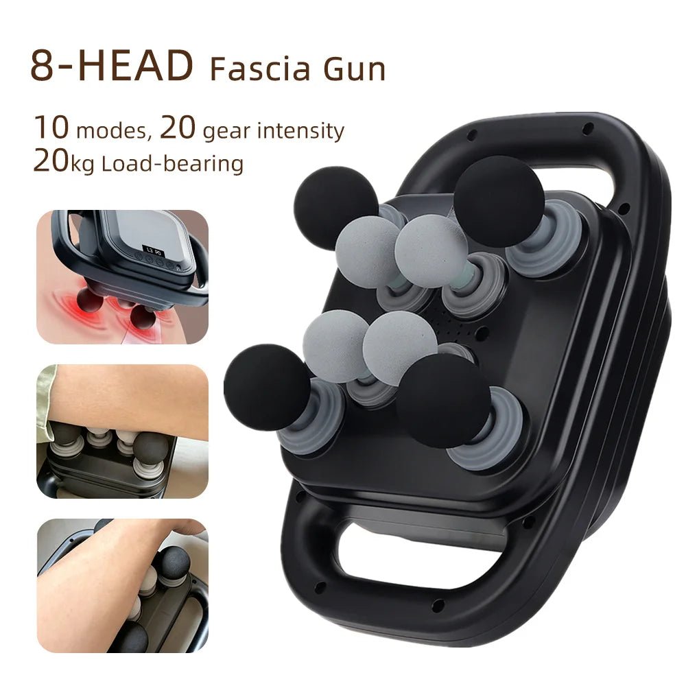 42 - Heads Fascia Gun High - Frequency Vibration Body Massage Gun Back and Waist Massager Neck Shoulder Massager Muscle masajeador - Reboot Athletic Power – Santé, Sport et Récupération à domicile