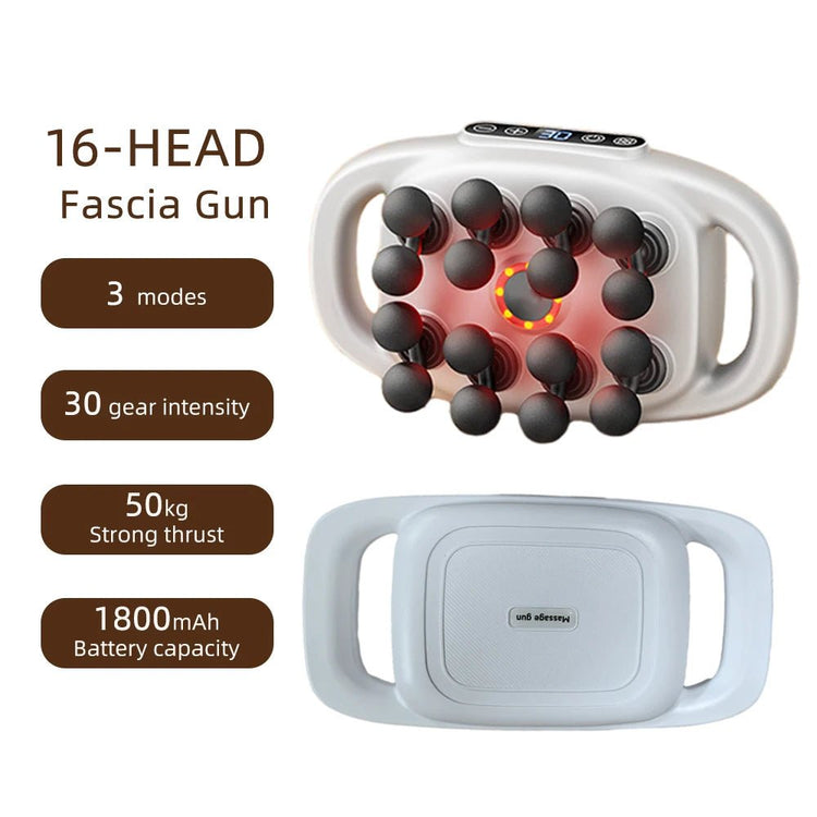 42 - Heads Fascia Gun High - Frequency Vibration Body Massage Gun Back and Waist Massager Neck Shoulder Massager Muscle masajeador - Reboot Athletic Power – Santé, Sport et Récupération à domicile