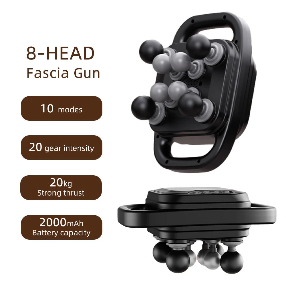 42 - Heads Fascia Gun High - Frequency Vibration Body Massage Gun Back and Waist Massager Neck Shoulder Massager Muscle masajeador - Reboot Athletic Power – Santé, Sport et Récupération à domicile