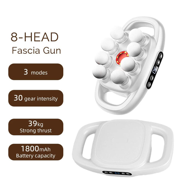 42 - Heads Fascia Gun High - Frequency Vibration Body Massage Gun Back and Waist Massager Neck Shoulder Massager Muscle masajeador - Reboot Athletic Power – Santé, Sport et Récupération à domicile
