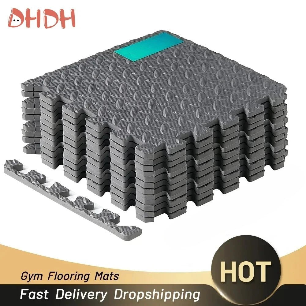 4~20Pcs Puzzle Fitness Mat, Eva Interlocking Foam Floor Tiles for Home Gym, Home Gym Equipment Mat, Non - Slip Floor Mat for Kids - Reboot Athletic Power – Santé, Sport et Récupération à domicile