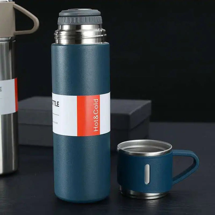 500Ml Bullet Double - Layer Stainless Steel Vacuum Thermos Coffee Tumbler Travel Mug Business Trip Water Bottle Tea Infuser Bottle - Reboot Athletic Power – Santé, Sport et Récupération à domicile
