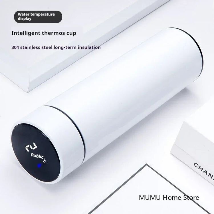 500ML Intelligent Temperature Thermos Bottle Stainless Steel Insulated Cup Portable Vacuum Flask Keeps Cold and Heat Thermal Mug - Reboot Athletic Power – Santé, Sport et Récupération à domicile