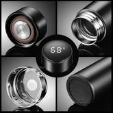 500ML Intelligent Temperature Thermos Bottle Stainless Steel Insulated Cup Portable Vacuum Flask Keeps Cold and Heat Thermal Mug - Reboot Athletic Power – Santé, Sport et Récupération à domicile