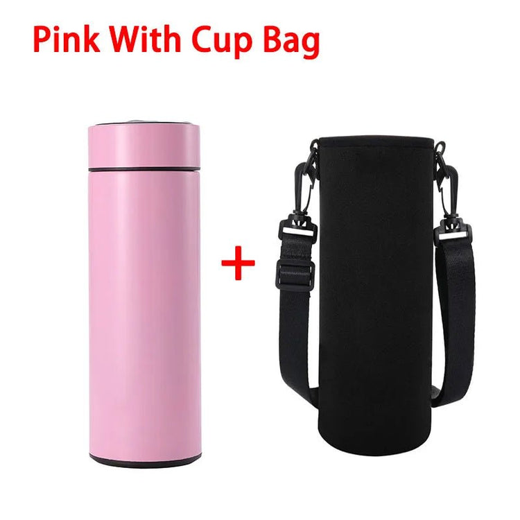 500ML Intelligent Temperature Thermos Bottle Stainless Steel Insulated Cup Portable Vacuum Flask Keeps Cold and Heat Thermal Mug - Reboot Athletic Power – Santé, Sport et Récupération à domicile