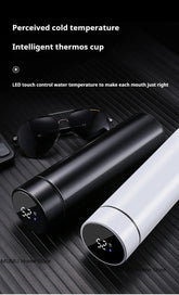 500ML Intelligent Temperature Thermos Bottle Stainless Steel Insulated Cup Portable Vacuum Flask Keeps Cold and Heat Thermal Mug - Reboot Athletic Power – Santé, Sport et Récupération à domicile