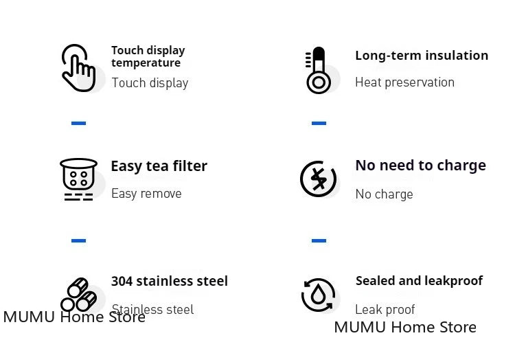 500ML Intelligent Temperature Thermos Bottle Stainless Steel Insulated Cup Portable Vacuum Flask Keeps Cold and Heat Thermal Mug - Reboot Athletic Power – Santé, Sport et Récupération à domicile