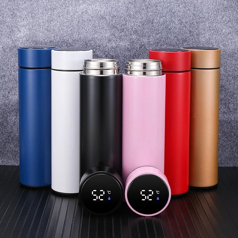 500ML Intelligent Temperature Thermos Bottle Stainless Steel Insulated Cup Portable Vacuum Flask Keeps Cold and Heat Thermal Mug - Reboot Athletic Power – Santé, Sport et Récupération à domicile