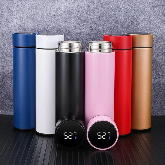 500ML Intelligent Temperature Thermos Bottle Stainless Steel Insulated Cup Portable Vacuum Flask Keeps Cold and Heat Thermal Mug - Reboot Athletic Power – Santé, Sport et Récupération à domicile