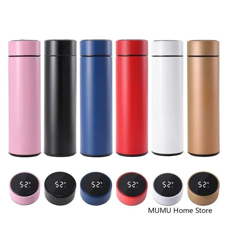500ML Intelligent Temperature Thermos Bottle Stainless Steel Insulated Cup Portable Vacuum Flask Keeps Cold and Heat Thermal Mug - Reboot Athletic Power – Santé, Sport et Récupération à domicile