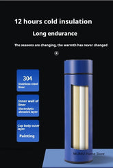 500ML Intelligent Temperature Thermos Bottle Stainless Steel Insulated Cup Portable Vacuum Flask Keeps Cold and Heat Thermal Mug - Reboot Athletic Power – Santé, Sport et Récupération à domicile