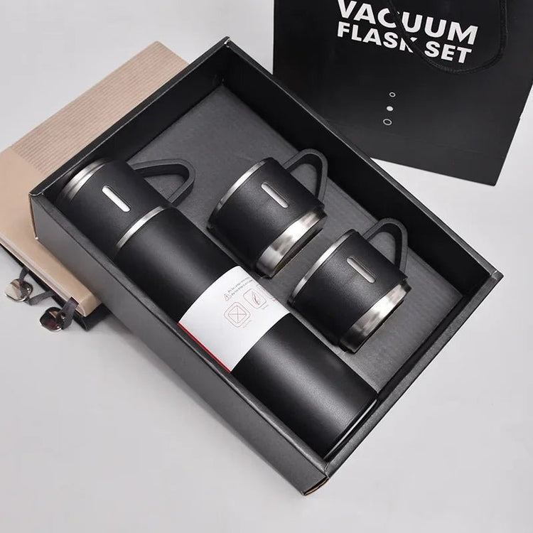 500ML Stainless Steel Vacuum Flask Gift Set Office Business Style Thermos Bottle Outdoor Hot Water Thermal Insulation Couple Cup - Reboot Athletic Power – Santé, Sport et Récupération à domicile